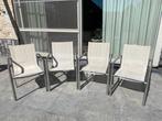 4 tuinstoelen van Bristol, Tuin en Terras, Ophalen, Aluminium, Stapelbaar