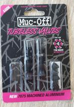 Muc-off tubeless valves gloss black 44mm V2 NIEUW, Overige typen, Nieuw, Muc-off, Mountainbike