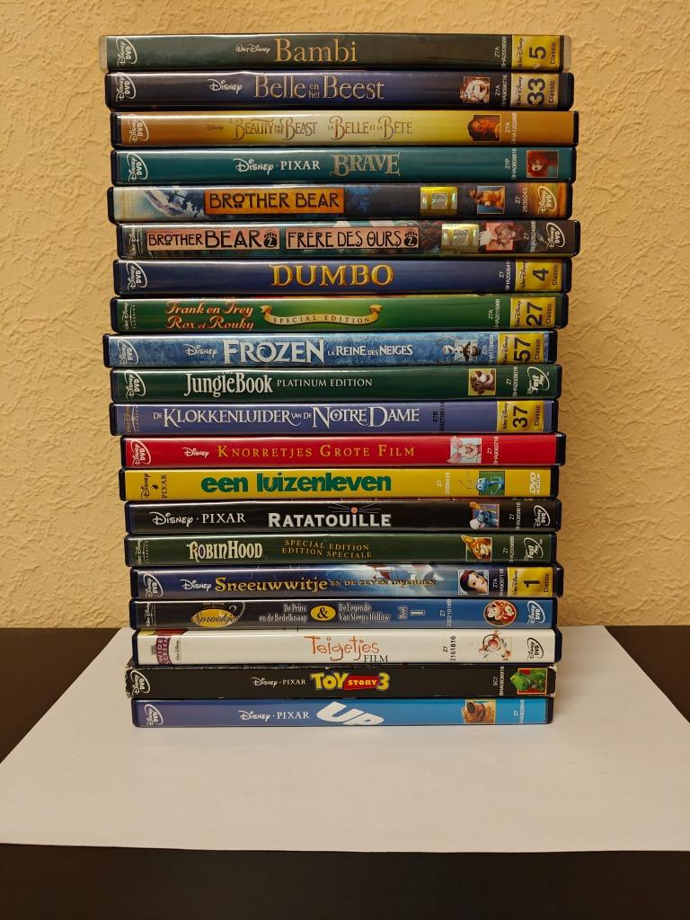 16 Disney DVD's, Cd's en Dvd's, Dvd's | Tekenfilms en Animatie, Gebruikt, Amerikaans, Tekenfilm, Vanaf 6 jaar, Ophalen of Verzenden