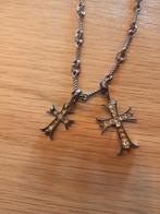 Koperen Ketting met 2 kruisjes, Ophalen