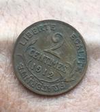 2 centimes 1912 France, Enlèvement ou Envoi, 2 centimes, Monnaie en vrac, France