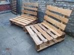 Fauteuil om te bouwen tot pallets, Tuin en Terras, Ophalen, Zo goed als nieuw, Hout, 3 zitplaatsen