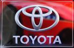 Metalen Reclamebord van Toyota Logo in reliëf -30x20cm, Nieuw, Reclamebord, Verzenden