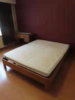 bed, Huis en Inrichting, Ophalen, Bruin, 200 cm, Modern