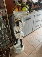 Antieke Italiaanse porseleinen blackamoor getekend bassano, Antiquités & Art, Antiquités | Porcelaine, Enlèvement ou Envoi