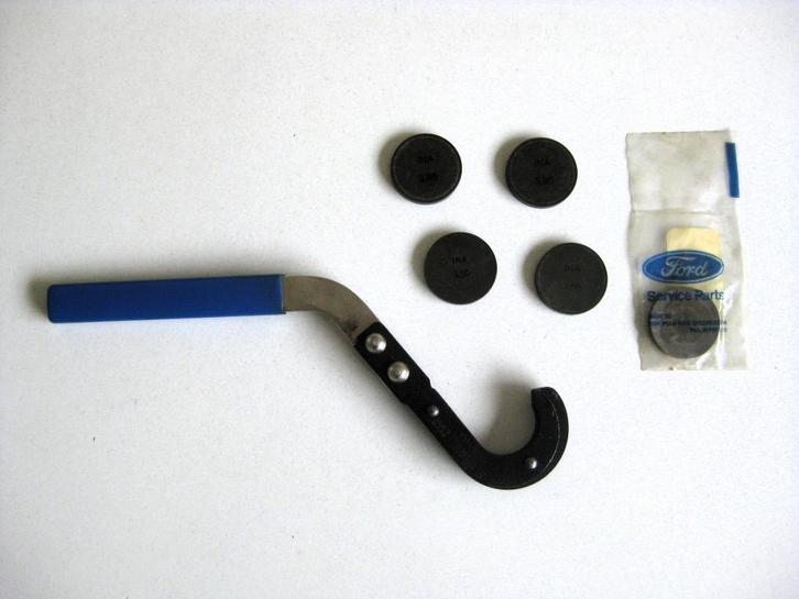 ✅ Klepstelgereedschap met pastilles dikteplaatjes, Auto diversen, Autogereedschap, Zo goed als nieuw, Ophalen of Verzenden