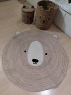 Ensemble tapis et paniers pour chambre d enfants, Osier, Rond, Comme neuf, Enlèvement