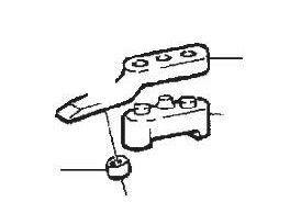 Volvo Steun montage radiateur 240 B20 B21 b19 b23 -1984 Volv, Auto-onderdelen, Motor en Toebehoren, Nieuw, Ophalen of Verzenden