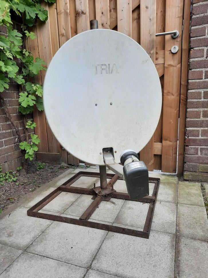 Grote Schotelantenne satelliet met een professionele LNB, Audio, Tv en Foto, Schotelantennes, Gebruikt, (Schotel)antenne, Overige merken