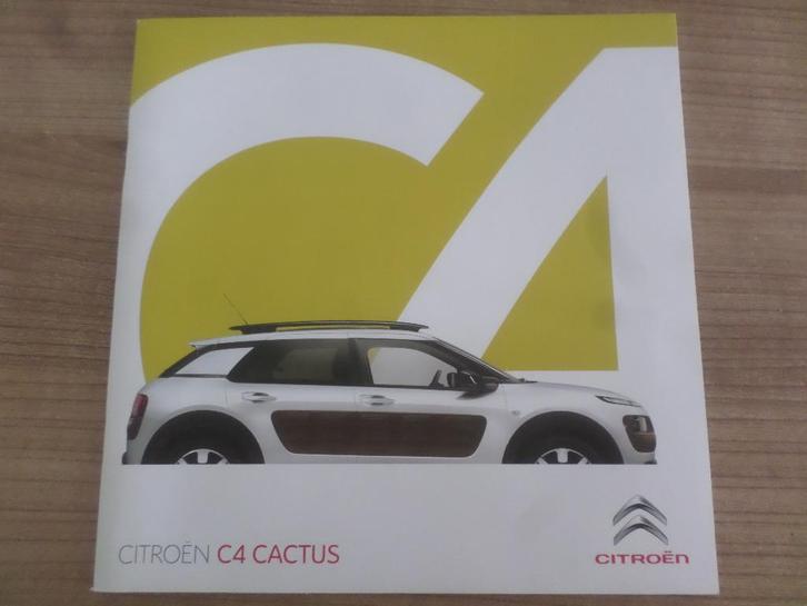 Citroën C4 Cactus Brochure, Boeken, Auto's | Folders en Tijdschriften, Citroën, Ophalen of Verzenden