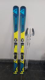 Wedze Boost 300, 140cm + skistokken 1m, Sport en Fitness, Skiën en Langlaufen, 140 tot 160 cm, Gebruikt, Carve, Ophalen