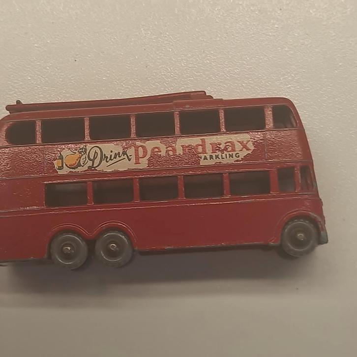 LESNEY UK nr.56 *LONDON TROLLEY BUS*VINTAGE*, Hobby en Vrije tijd, Modelauto's | 1:87, Gebruikt, Bus of Vrachtwagen, Lesney, Ophalen