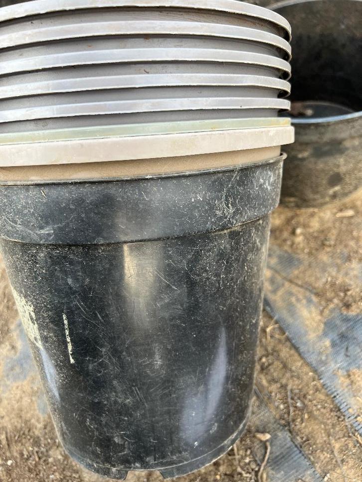 grote bloempotten kweekpotten 23 x 20 cm, Jardin & Terrasse, Pots de fleurs, Comme neuf, Synthétique, Intérieur, Balcon, Jardin