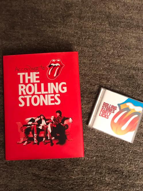 ACCORDING TO THE ROLLING STONES THE BOOK + CD, Boeken, Muziek, Ophalen