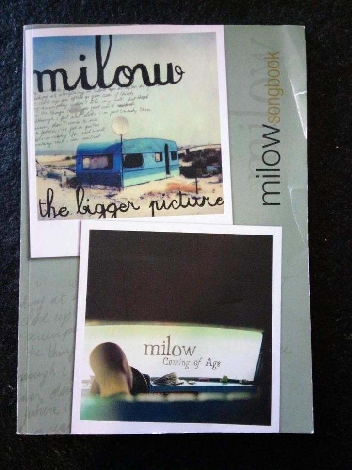 Milow Songbook The Bigger Picture & Coming of Age, Boeken, Muziek, Zo goed als nieuw, Artiest, Ophalen of Verzenden