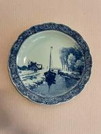 Antiek Delfts blauw wandbord zeilboot, Antiek en Kunst, Antiek | Keramiek en Aardewerk, Ophalen