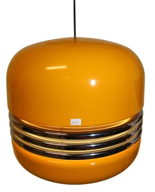 Vintage hanglamp Kazuo Motozawa'70 8stuks, Maison & Meubles, Lampes | Suspensions, Utilisé, 50 à 75 cm, Métal, Enlèvement
