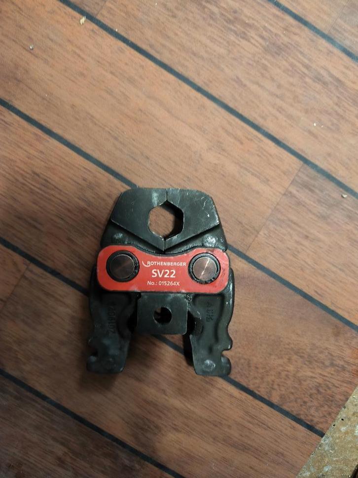 Mâchoire sertisseuse SV22 cuivre/manessman, Doe-het-zelf en Bouw, Gereedschap | Handgereedschap, Zo goed als nieuw, Ophalen