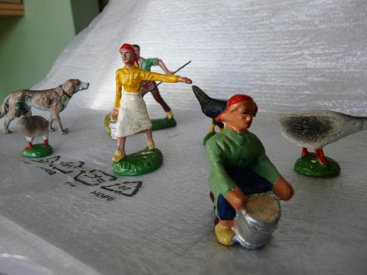 DURSO boerderijfiguren & dieren Elastolin, Antiek en Kunst, Antiek | Speelgoed, Ophalen
