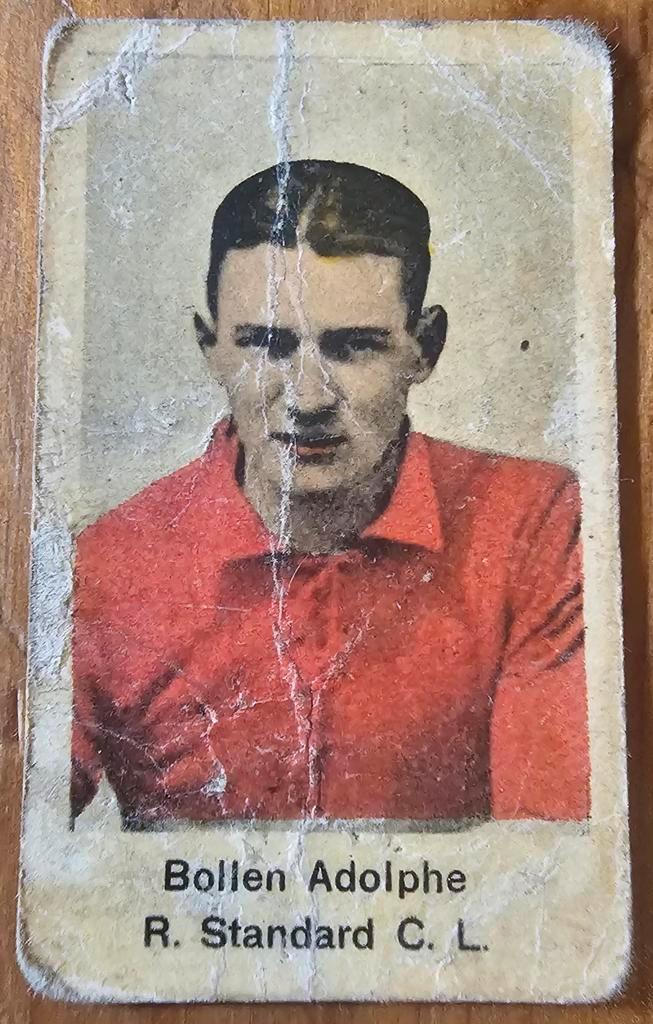 1930s (pre panini) Adolphe Bollen Standard De Liege!, Hobby en Vrije tijd, Stickers en Plaatjes, Gebruikt, Plaatje, Ophalen of Verzenden