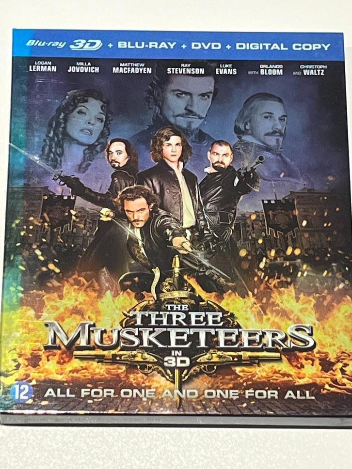 The Three Musketeers (3D + Blu-ray + DVD + Digital Copy)), Cd's en Dvd's, Blu-ray, Gebruikt, Avontuur, 3D, Ophalen of Verzenden