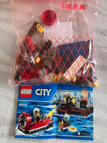 Lego city 60106 brandweer startersset  beschikbaar voor biedingen