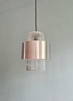 Scandinavische ophanging in glas en geborsteld aluminium, Antiek en Kunst, Ophalen of Verzenden