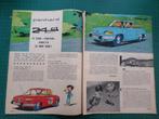 Panhard 24 ct coupé 2+2 - article illustré - 1963, Collections, Enlèvement ou Envoi, Autres personnages, Utilisé, Autres types