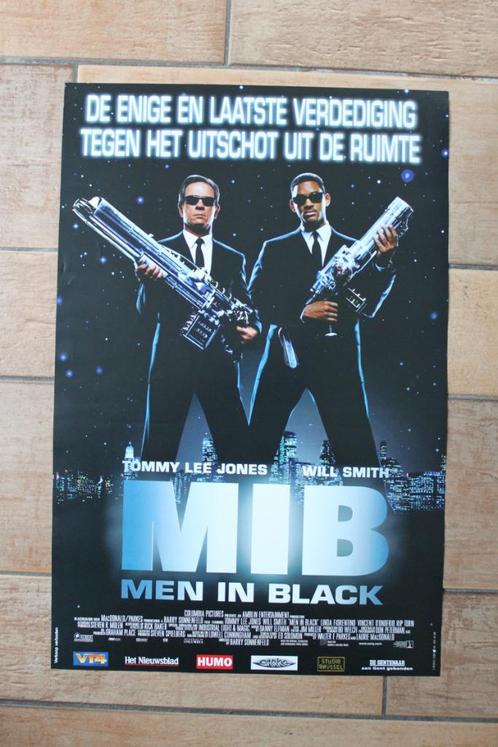 filmaffiche Men In Black Will Smith 1997 filmposter, Verzamelen, Posters, Zo goed als nieuw, Film en Tv, A1 t/m A3, Rechthoekig Staand