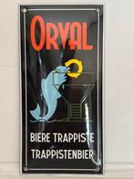 Orval emaille bord 20/10cm, Verzamelen, Biermerken, Ophalen of Verzenden, Zo goed als nieuw