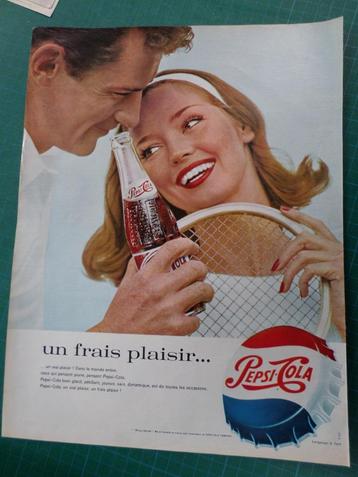Pepsi-Cola - publicité papier - 1964, Enlèvement ou Envoi, Utilisé, Autres types