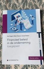 Financieel beleid in de onderneming, Boeken, Ophalen of Verzenden, Zo goed als nieuw
