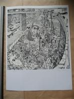 MAY CLAERHOUT - MOOIE LITHO, ORIGINEEL GESIGNEERD, Antiek en Kunst, Ophalen of Verzenden