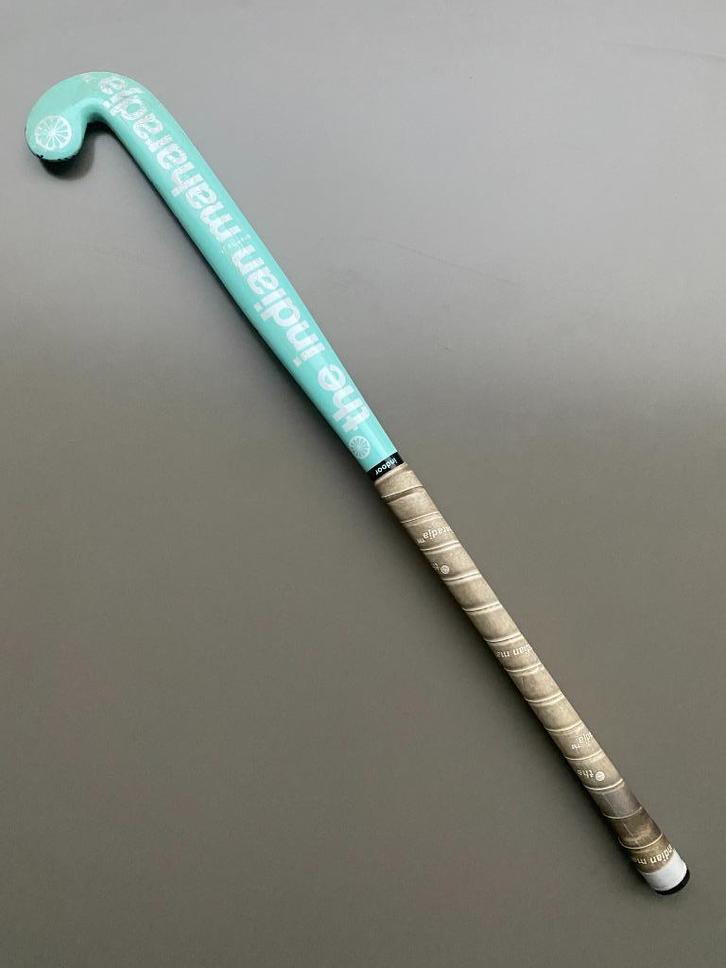 Hockeystick indoor 32 inch mint groen kind-jeugd, Sport en Fitness, Hockey, Gebruikt, Stick, Ophalen of Verzenden