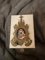 Reliquaire en laiton et porcelaine peinte, Antiquités & Art, Antiquités | Objets religieux, Enlèvement ou Envoi