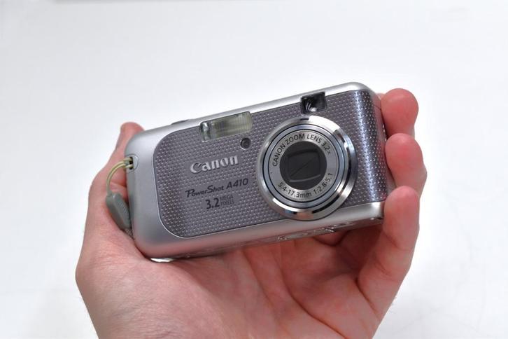 Canon VINTAGE PowerShot A410 | Digitale Camera 3.2MP, Audio, Tv en Foto, Fotocamera's Analoog, Gebruikt, Compact, Canon, Verzenden
