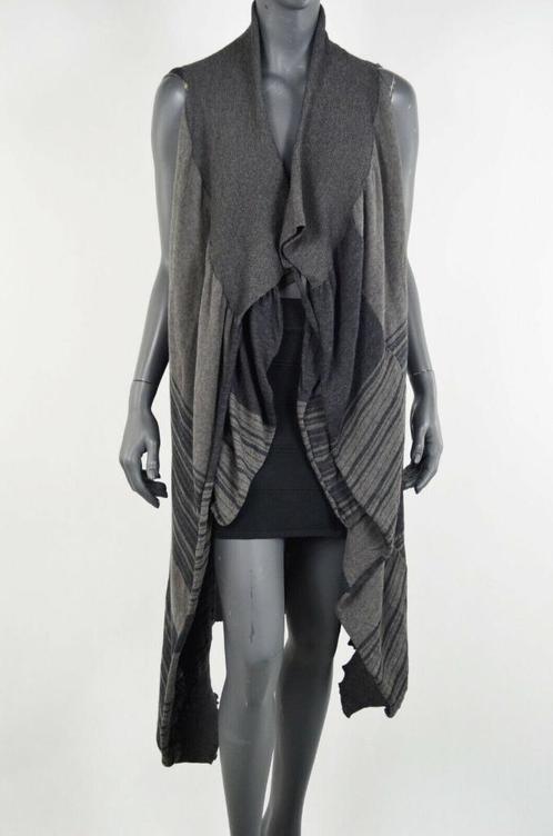 Sarah Pacini tweekleurig grijs lang vest nieuw, Kleding | Dames, Truien en Vesten, Nieuw, Grijs, Ophalen of Verzenden