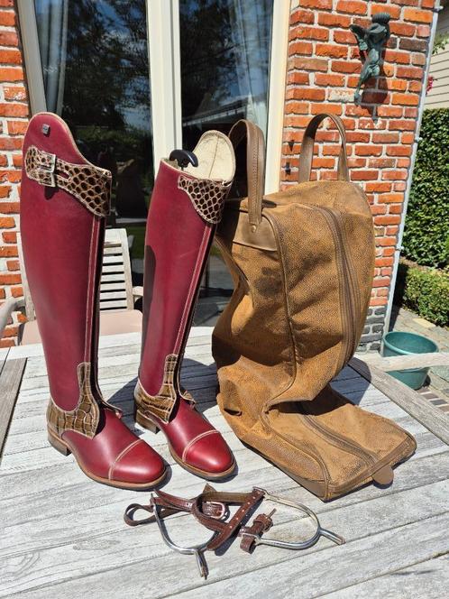 LUXE PAARDEN RIJLAARZEN DONADEO ' BRINDISI '  maat 39, Dieren en Toebehoren, Paardrijkleding, Zo goed als nieuw, Schoeisel, Recreatie