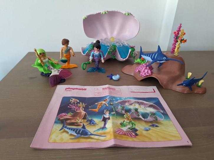 Playmobil 70095 - Nachtlamp in schelp met meerminnen, Kinderen en Baby's, Speelgoed | Playmobil, Gebruikt, Complete set, Ophalen
