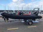 Ribboot 4.90 m 50pk mercury, Watersport en Boten, Ophalen of Verzenden, Gebruikt, Benzine