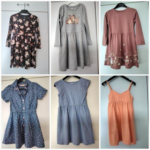 6 kinderjurken voor meisjes maat 6 jaar in katoen en katoene, Kinderen en Baby's, Kinderkleding | Maat 116, Gebruikt, Meisje, Jurk of Rok