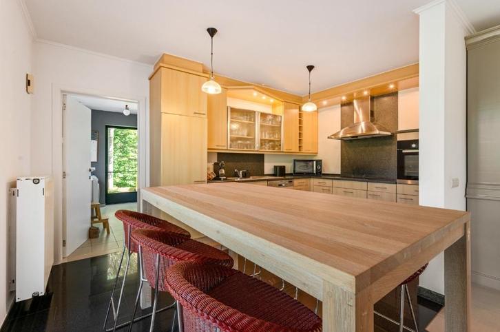 Hoge eettafel + 6 barkrukken, Maison & Meubles, Tables | Tables à manger, Utilisé, 50 à 100 cm, 150 à 200 cm, Cinq personnes ou plus