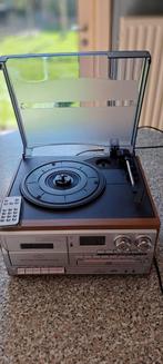 Combi platenspeler, cassette, cd, SD/MMC, USB, DAB/FM radio, Audio, Tv en Foto, Stereoketens, Ophalen, Zo goed als nieuw