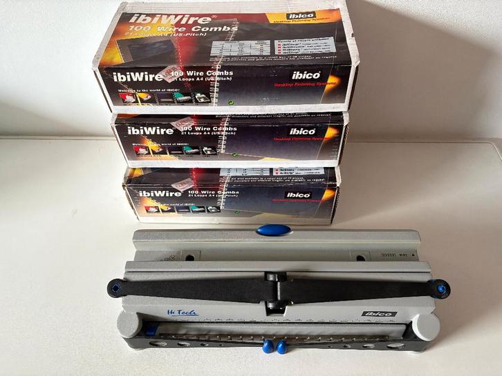 Inbindtoestel met pakket ringen, Divers, Accessoires de bureau, Utilisé, Enlèvement