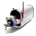 Amerikaanse brievenbus | Zilver, Nieuw, Staal, Verzenden