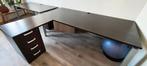 houten bureau, Huis en Inrichting, Bureaus, Ophalen, Zo goed als nieuw, Bureau