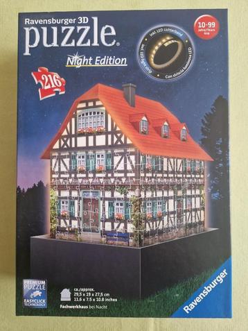Lichtgevende Puzzel 3D Ravensburger Zwartewoudhuis  beschikbaar voor biedingen