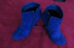 Blauwe dameslaarsjes maat 38, Kleding | Dames, Schoenen, Blauw, Lage of Enkellaarzen, Ophalen of Verzenden, Zo goed als nieuw
