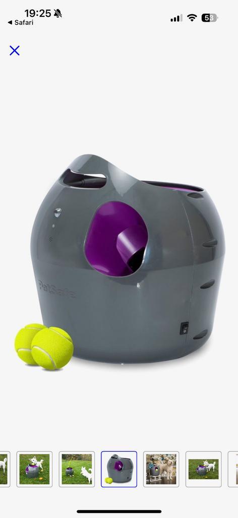 Automatische ballenwerper, Dieren en Toebehoren, Hondenspeelgoed, Zo goed als nieuw, Apporteerspeelgoed, Ophalen