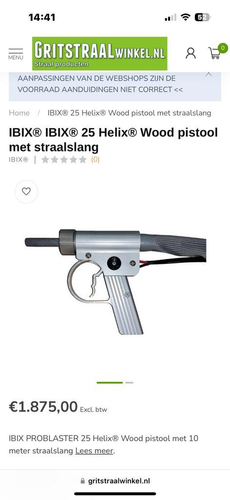 Ibix helix pistool voor luchtgommen, Doe-het-zelf en Bouw, Gereedschap | Overige machines, Nieuw, Ophalen of Verzenden